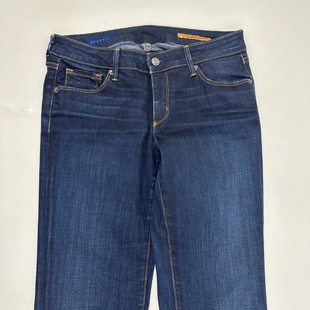 Sebastian McCall Classic Bootcut Women's size 28 Dark Wash Blue Denim Jeans - Picture 2 of 5